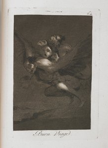 ロスカプリチョスのプレート、1797年〜1798年 作： Francisco de Goya